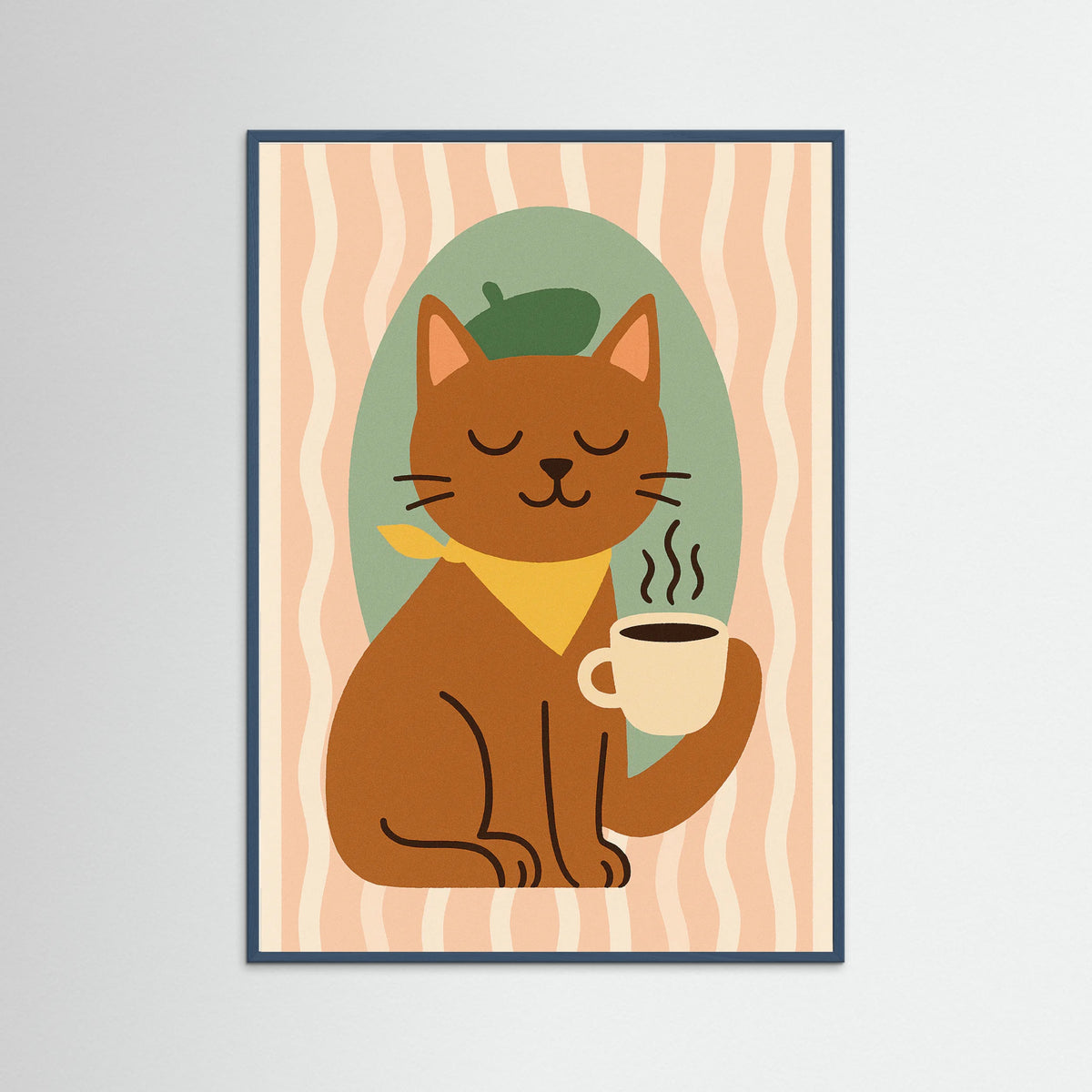 Teal Wood Beret Brew