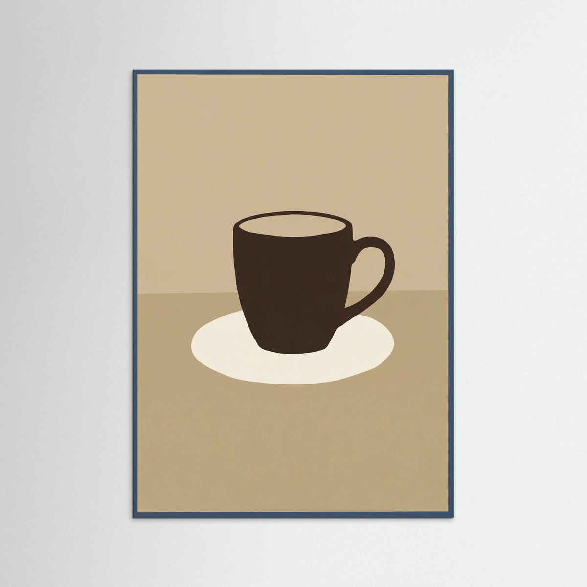 Teal Wood Beverage Silhouette