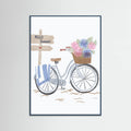 Affiche Bicycle at beach – affiche et impression d’art