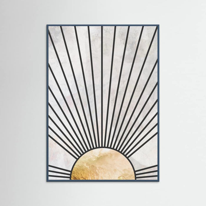 Póster Black gold rising sun – póster e impresión artística