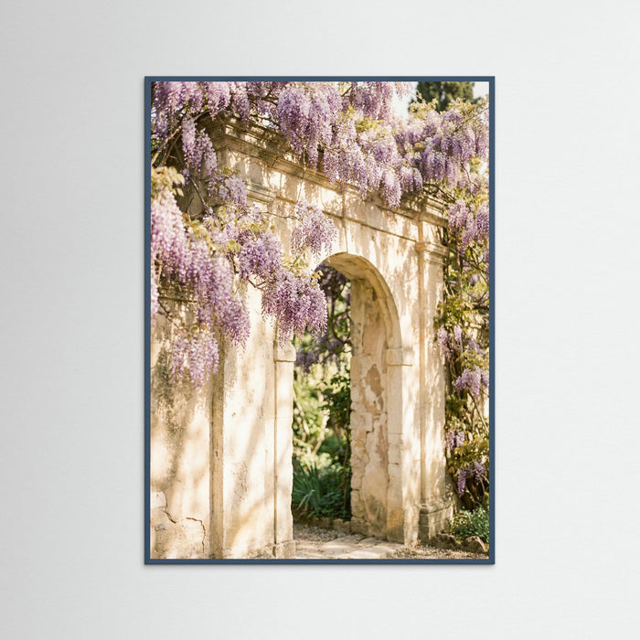 Teal Wood Blossom Archway