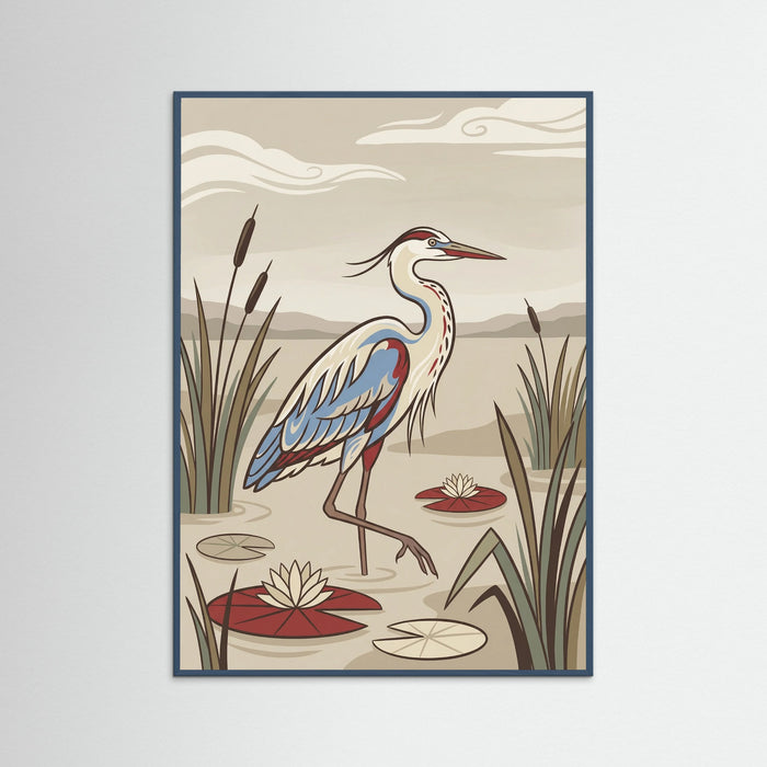 Teal Wood Blossom Walk
