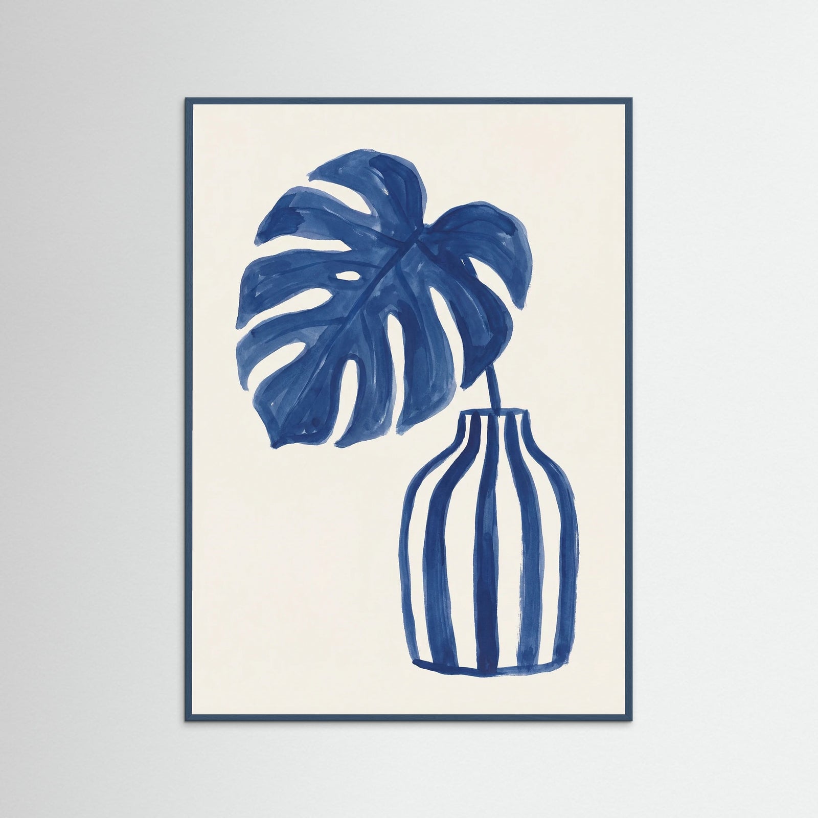 Teal Wood Blue Blooms