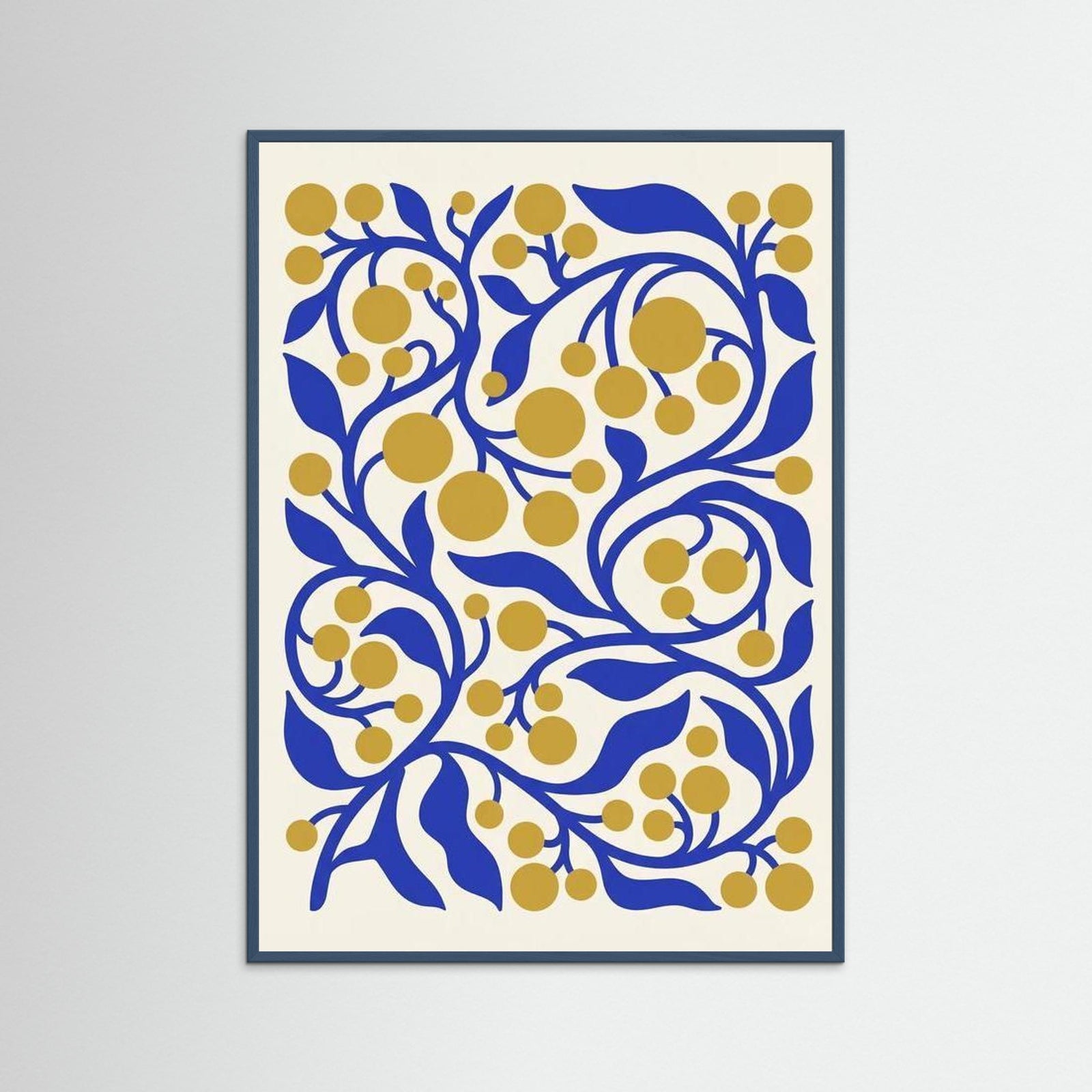 Teal Wood Blue Contour Dream