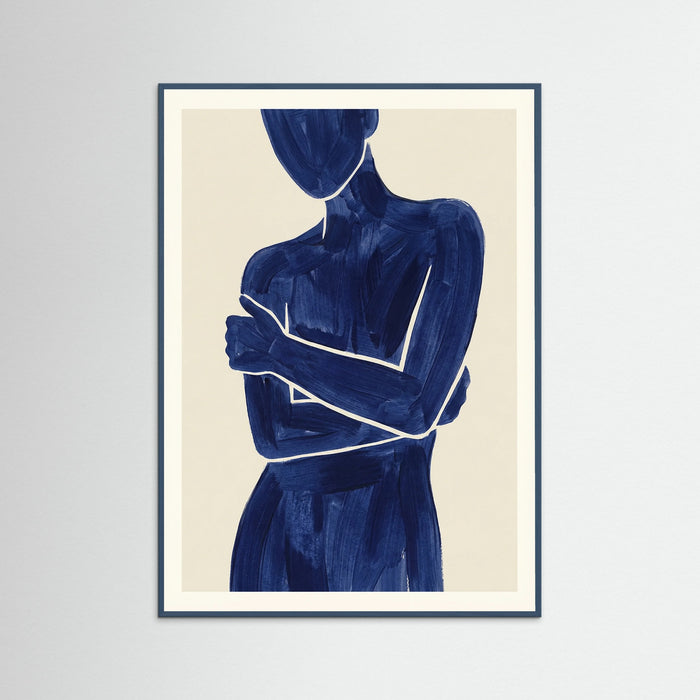 Teal Wood Blue Embrace