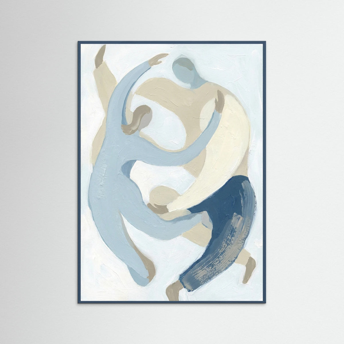 Teal Wood Blue Intertwine