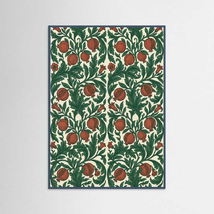 Teal Wood Blue Poppy Revival