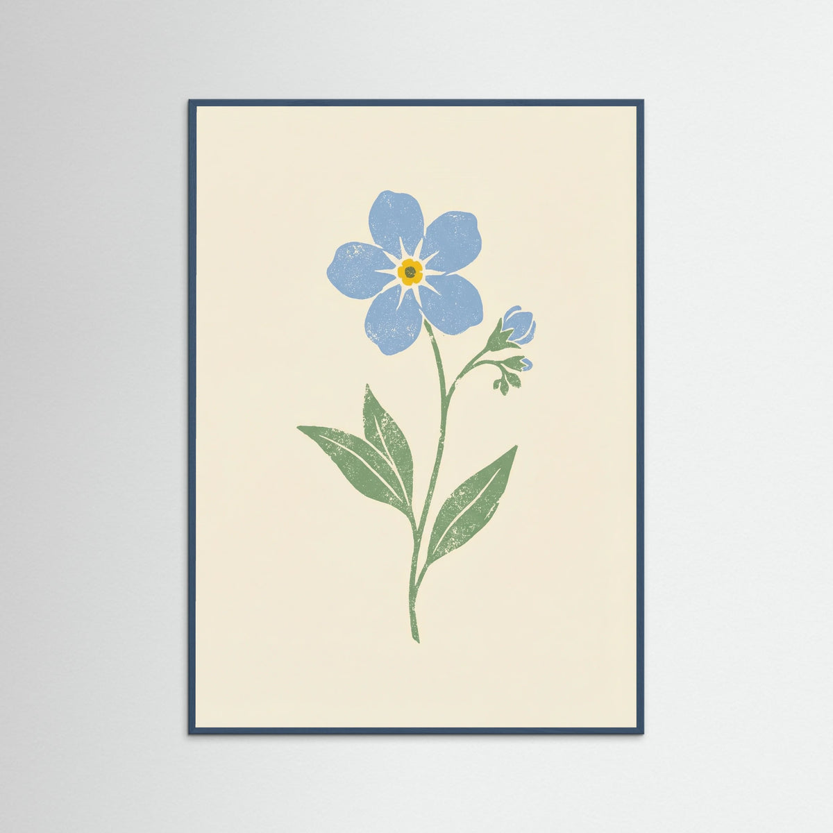 Teal Wood Blue Reminder