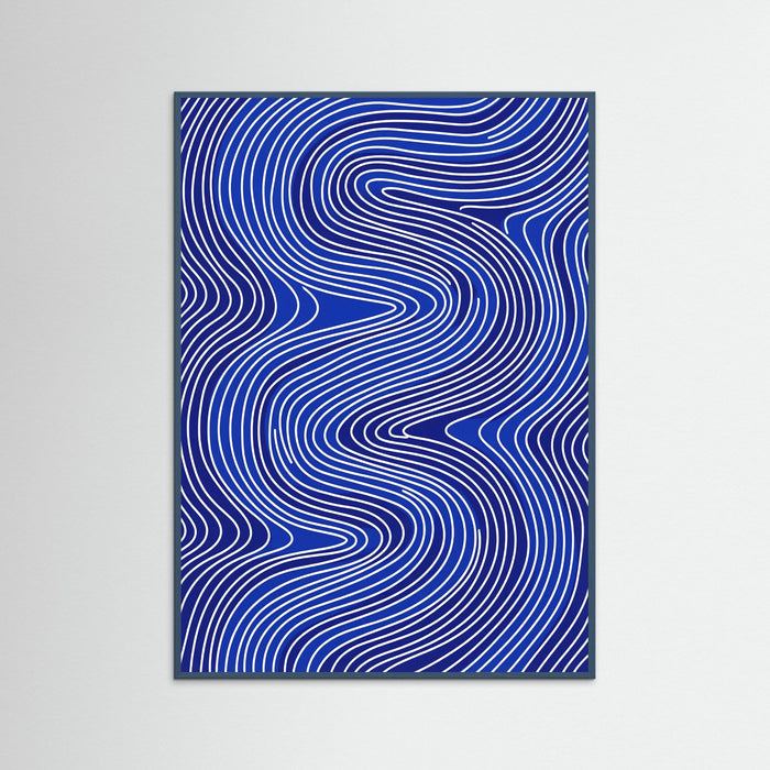 Teal Wood Blue Rhythm