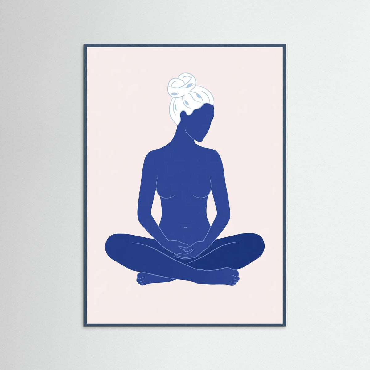 Teal Wood Blue Stillness