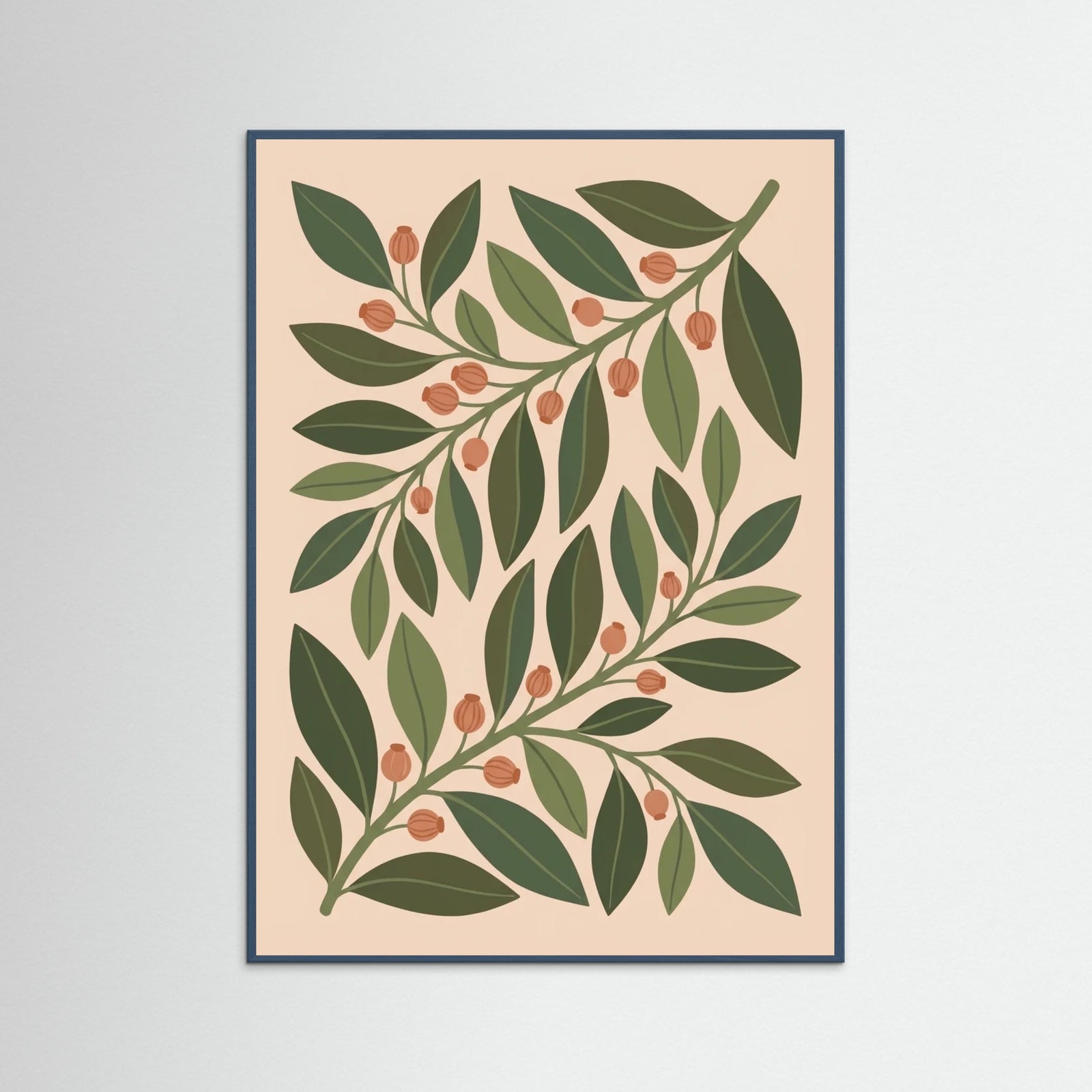 Teal Wood Blush Panel