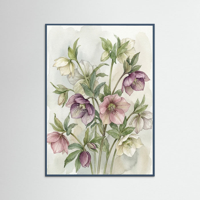 Teal Wood Blushing Magnolias
