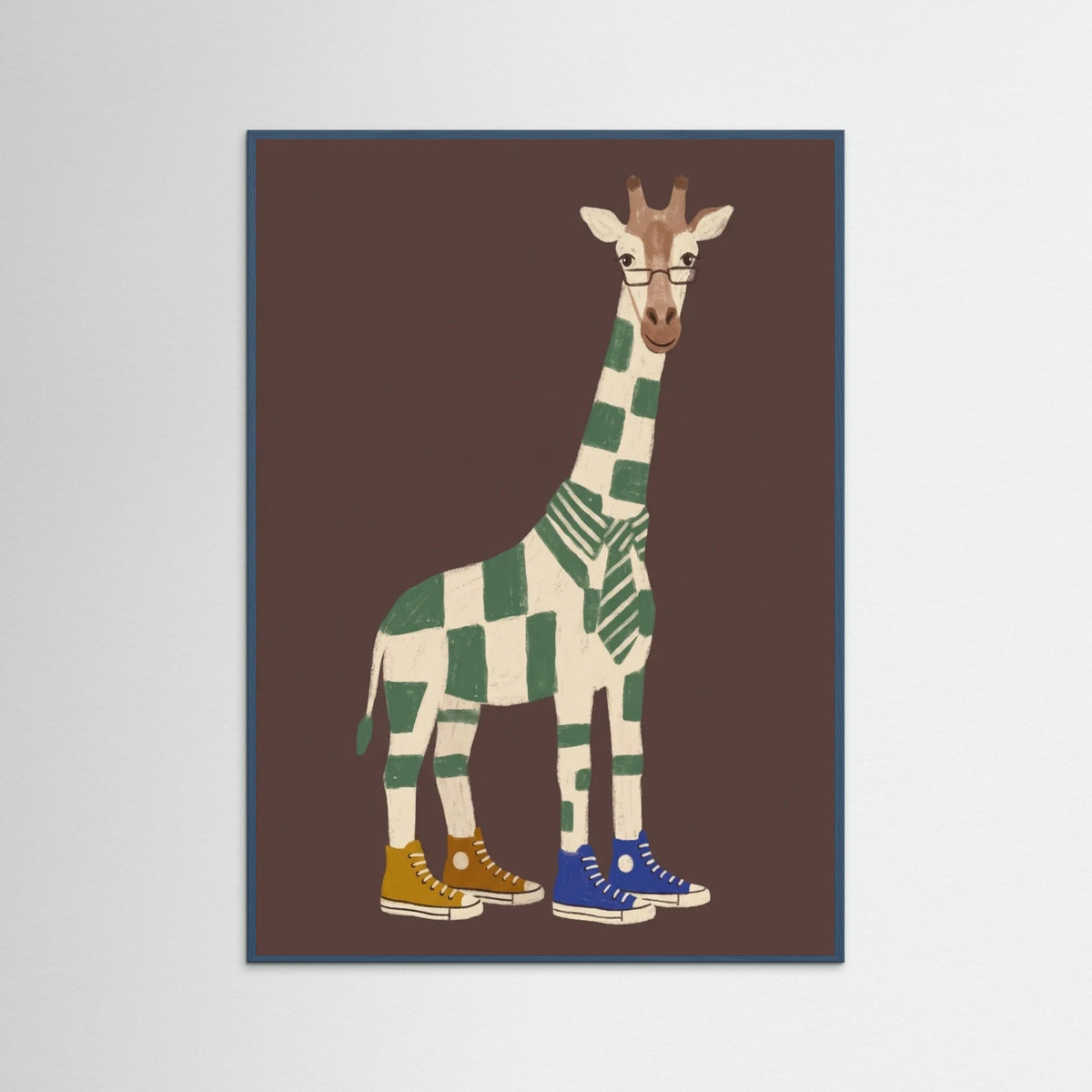 Teal Wood Bohemian Elephant