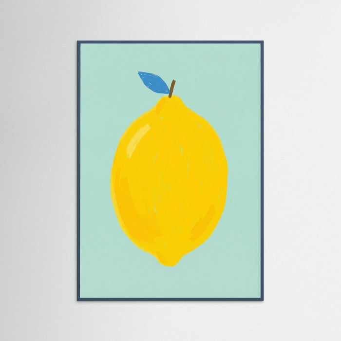 Bold Green Pear – poster and art print