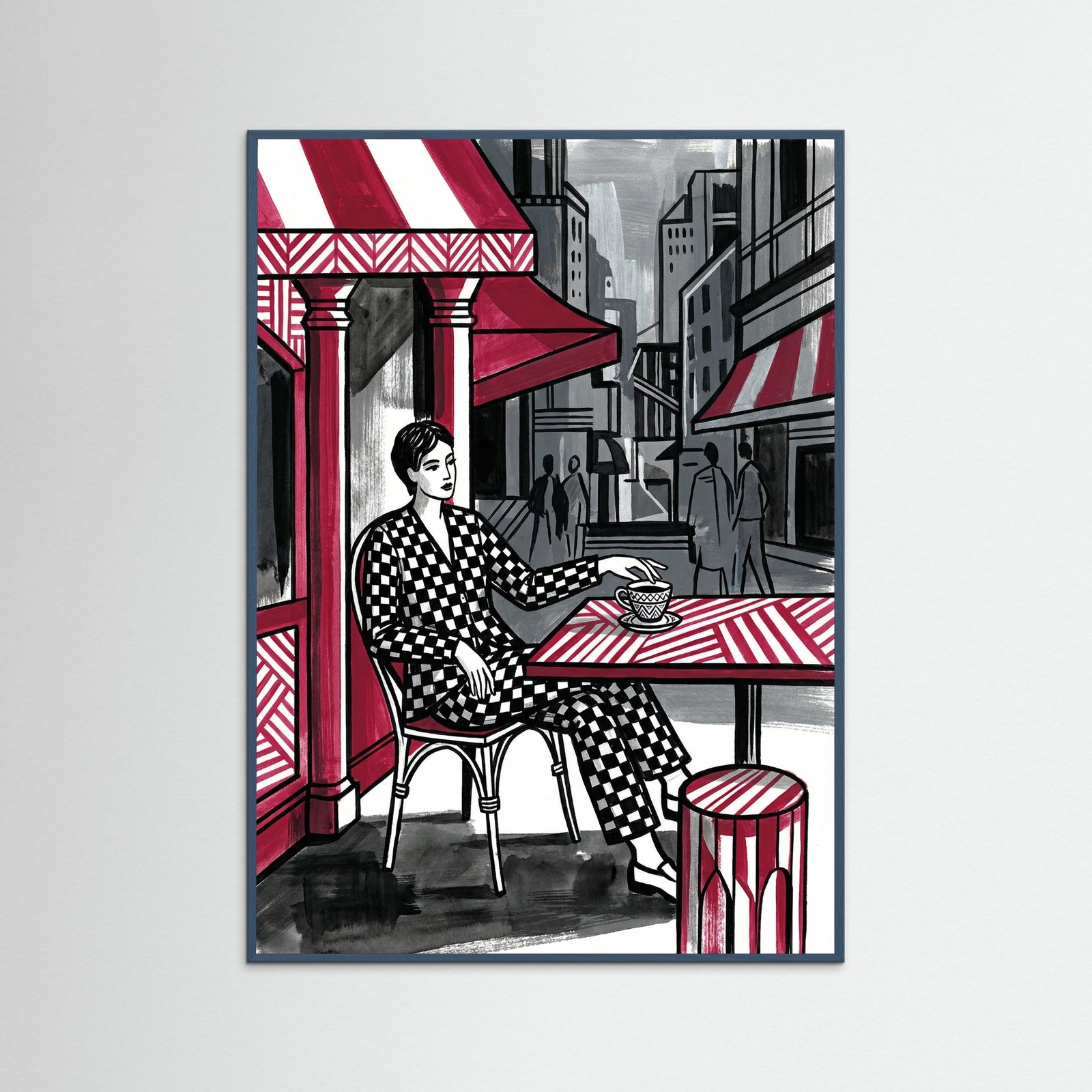 Teal Wood Bold Repose