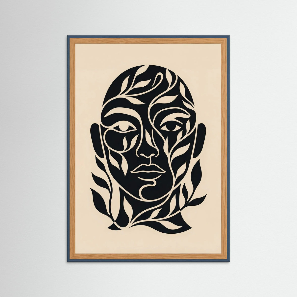 Teal Wood Botanical Embrace