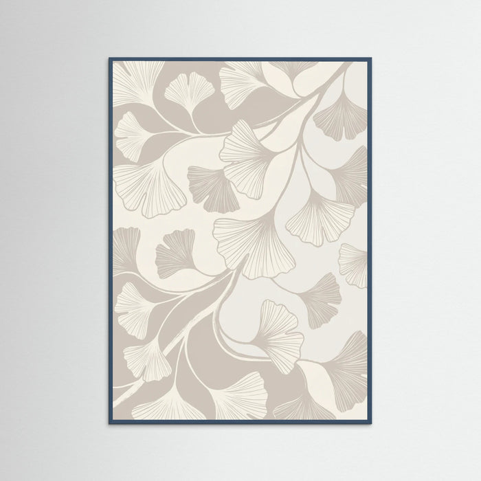 Teal Wood Botanical Serenity