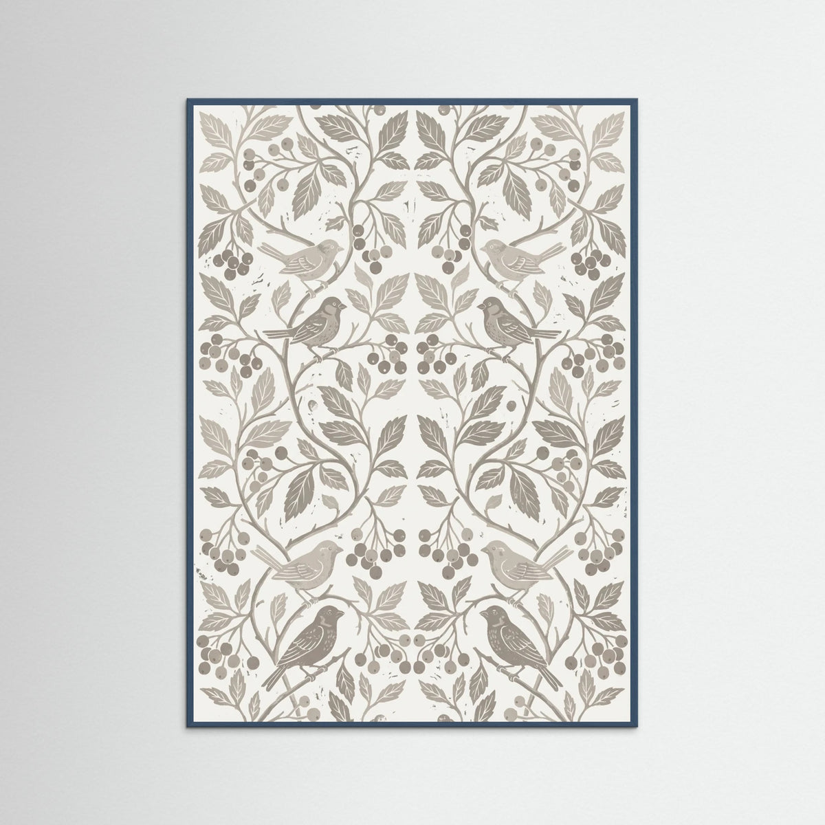 Teal Wood Botanical Serenity