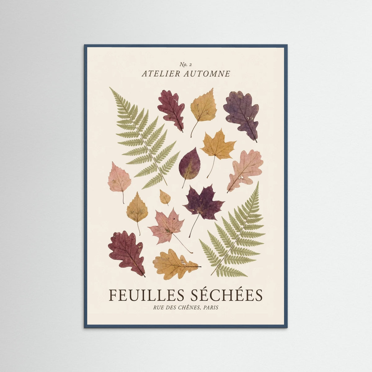 Teal Wood Botanical Serenity