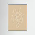 Teal Wood Botanical Simplicity