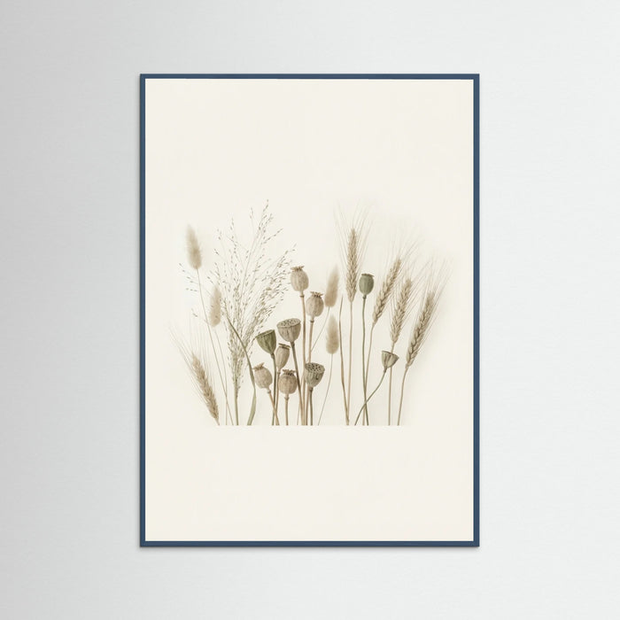 Teal Wood Botanical Whispers