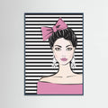 Bow Girl Poster – Poster und Kunstdruck