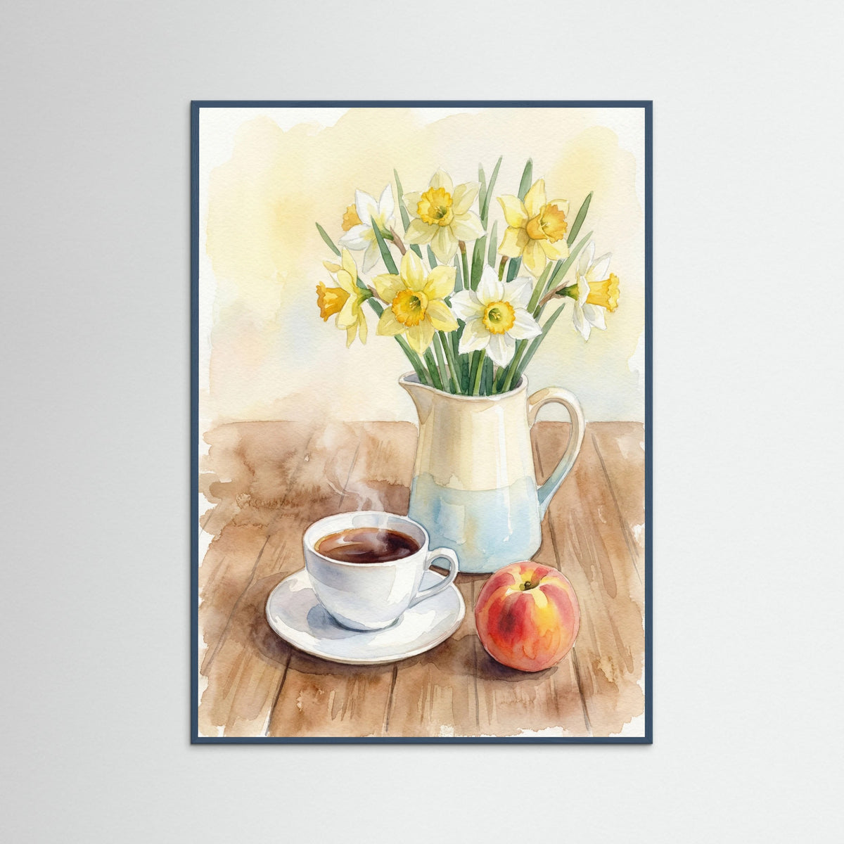 Teal Wood Breakfast Serenity