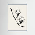 Teal Wood Brushstroke Blooms