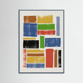COLOR LINO CUT COMPOSITION Poster – plakat og kunsttryk