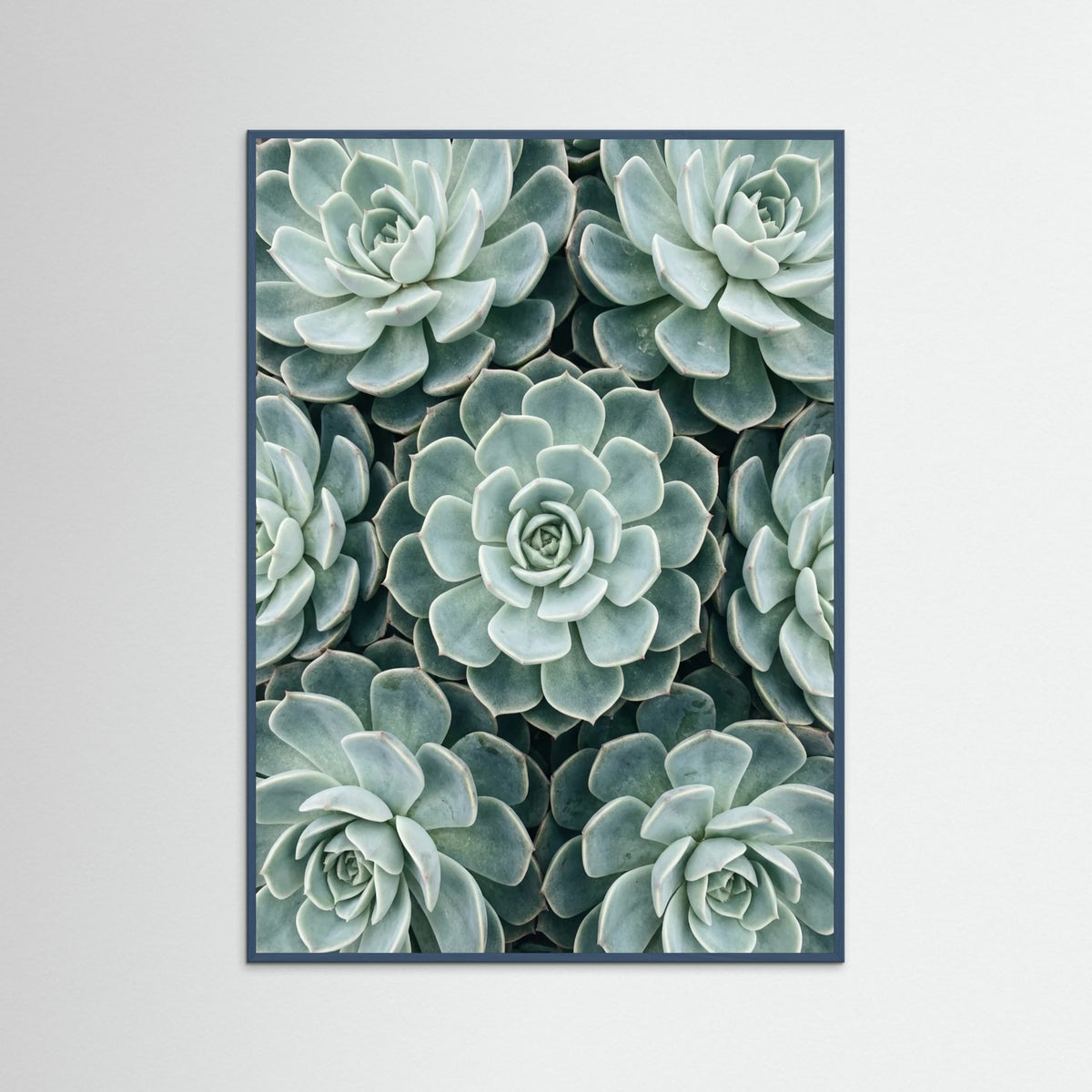 Teal Wood Cactus Array