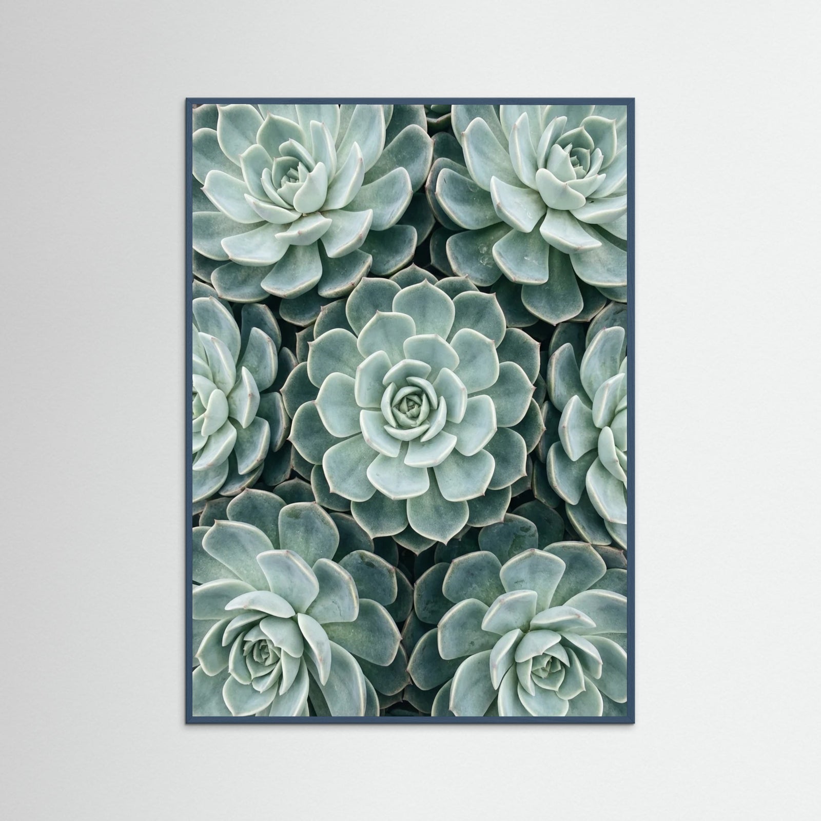 Teal Wood Cactus Array