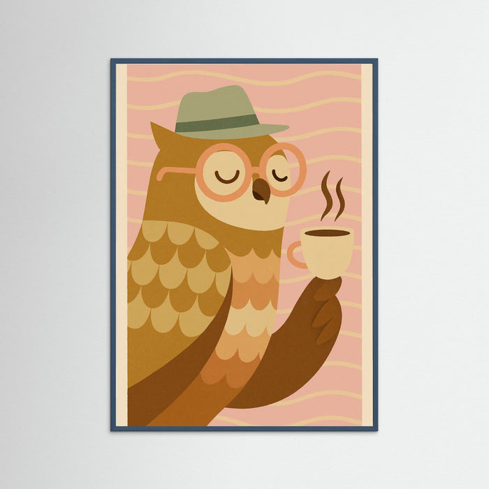 Teal Wood Canine Artist Chic
