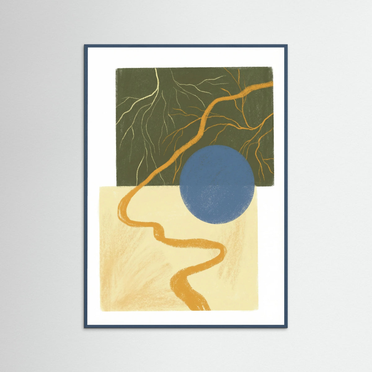 Teal Wood Celestial Earth