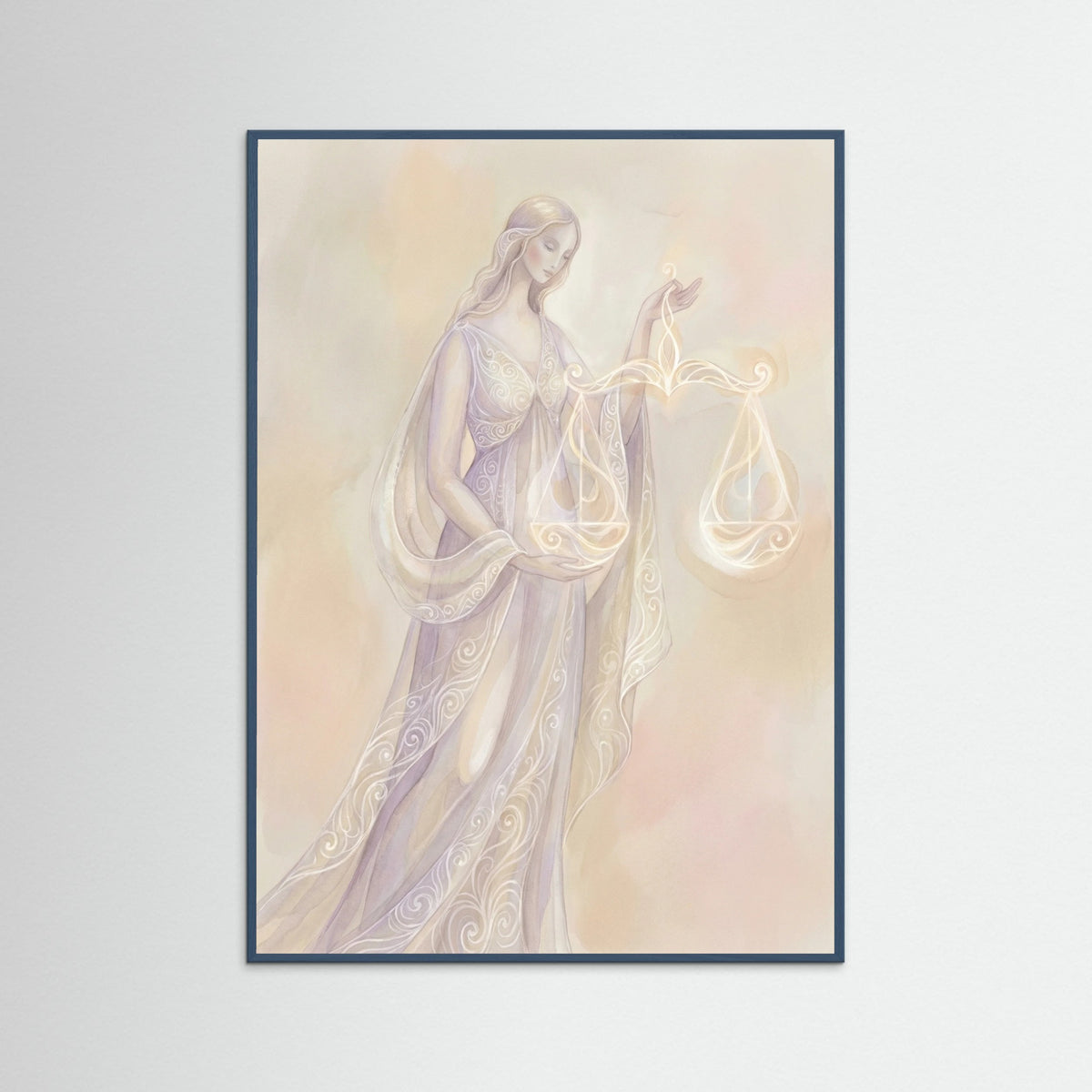 Teal Wood Celestial Guardian