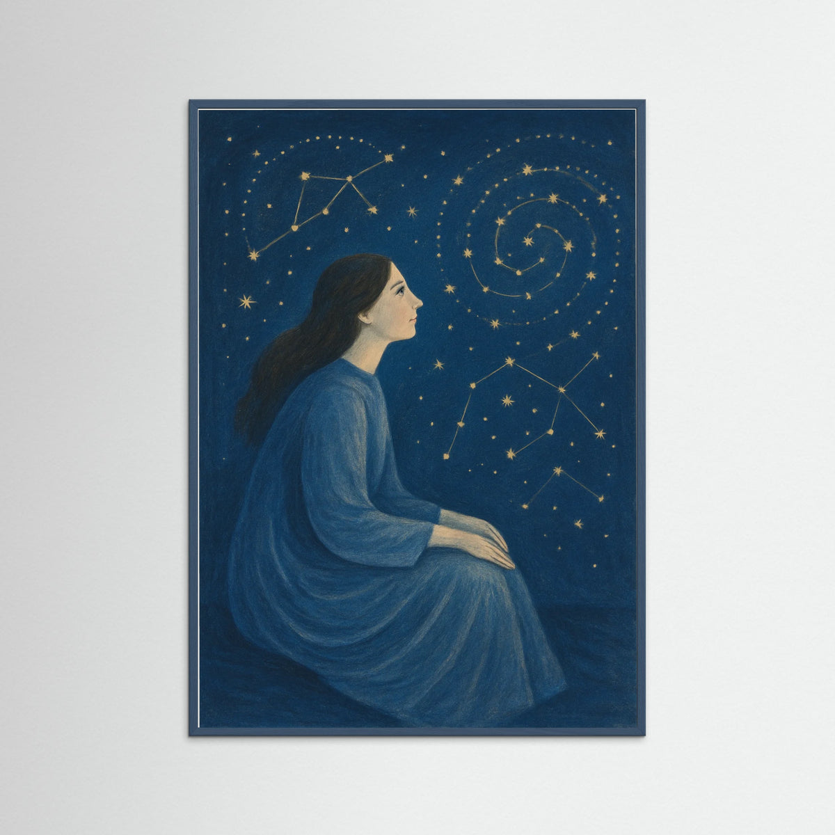 Teal Wood Celestial Harmony