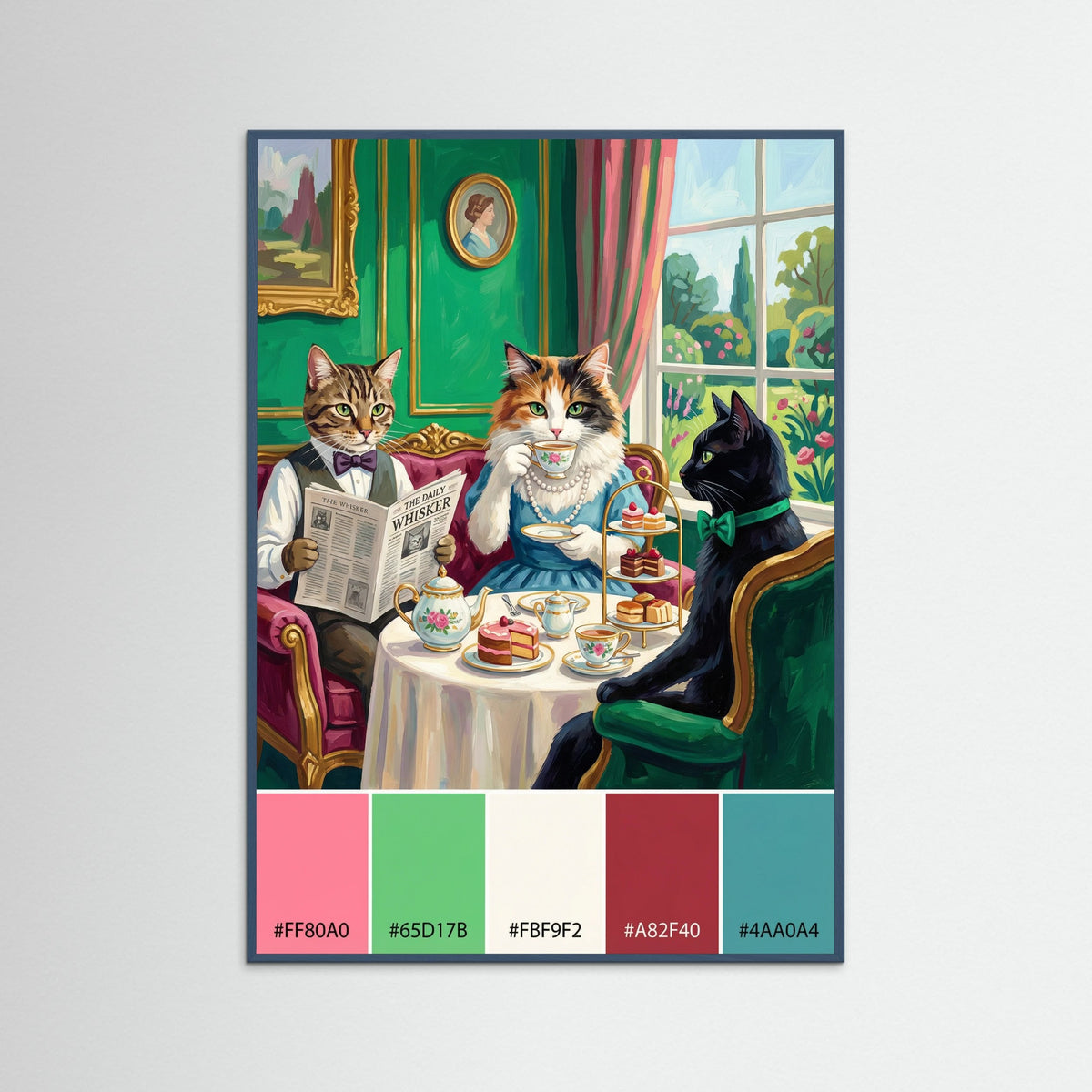 Teal Wood Chic Avian Soiree