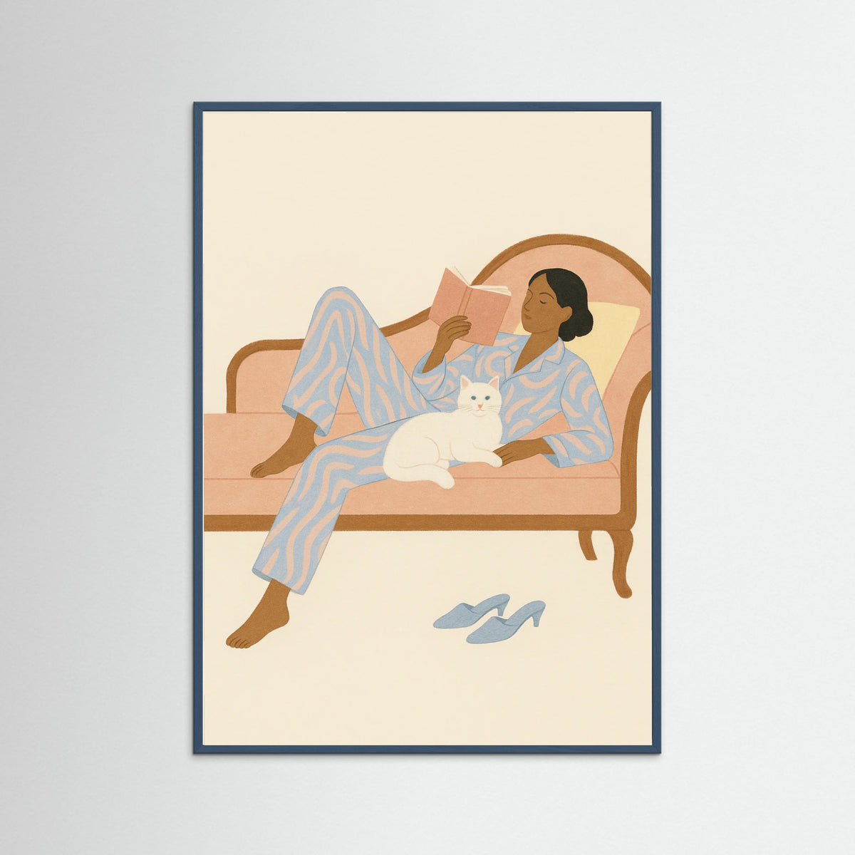 Teal Wood Chic Relaxation