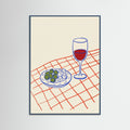 Teal Wood Cin Cin Vino