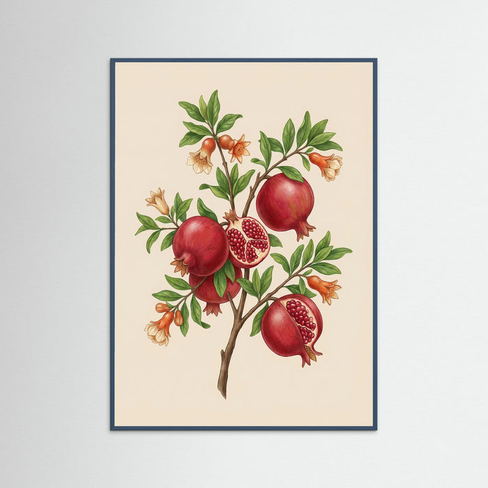 Teal Wood Citrus Bloom Study