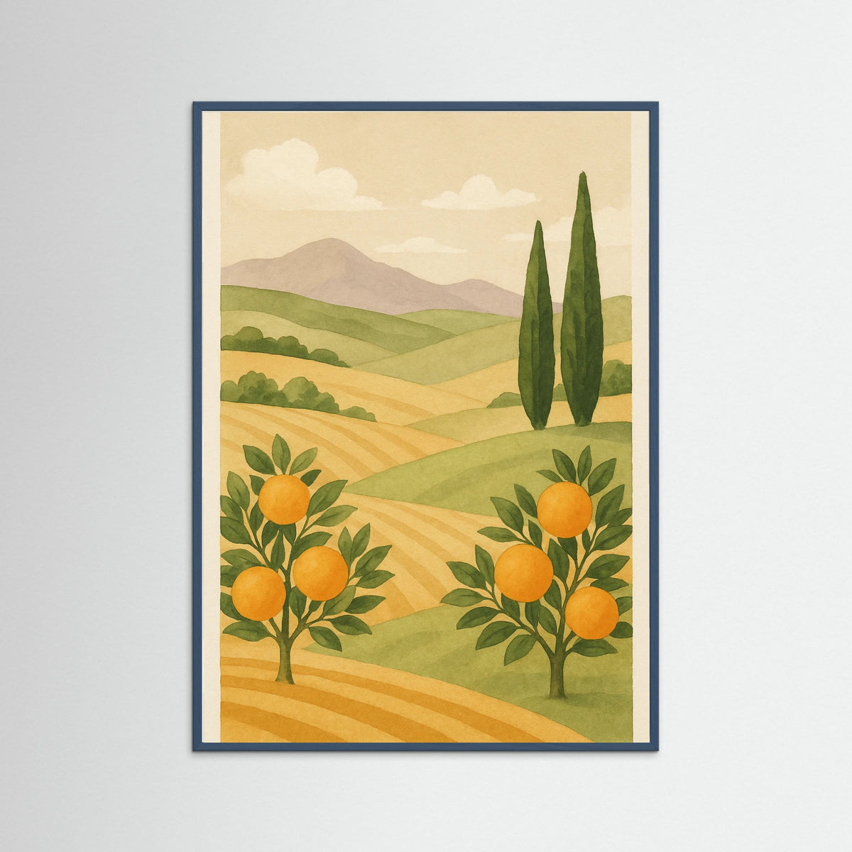 Teal Wood Citrus Dreamscape