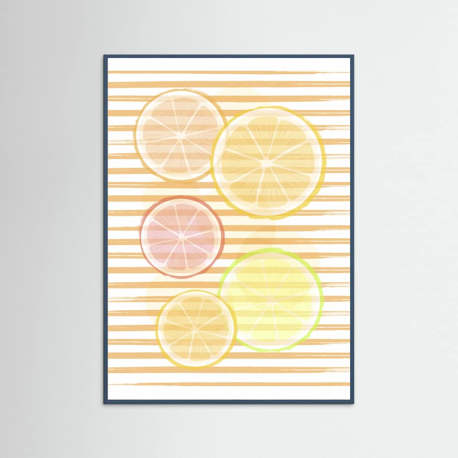 Citrus Poster – poster and art print