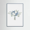 Coastal Bouquet With Bow Poster – poster and art print