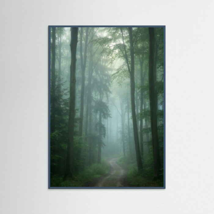 Teal Wood Coastal Green Embrace