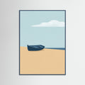 Teal Wood Coastal Horizon