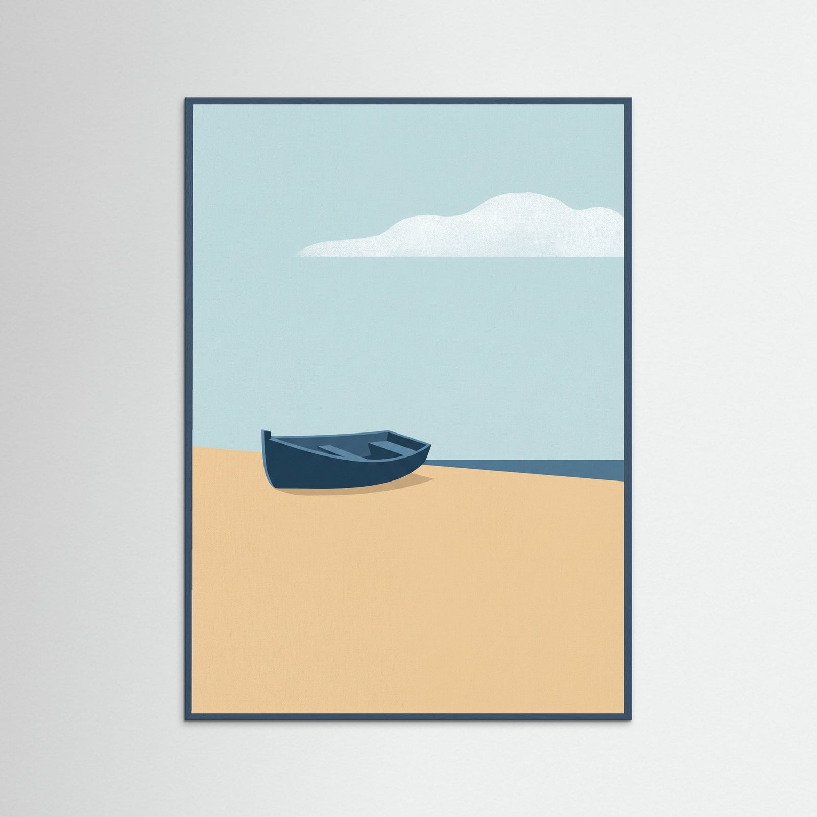 Teal Wood Coastal Horizon
