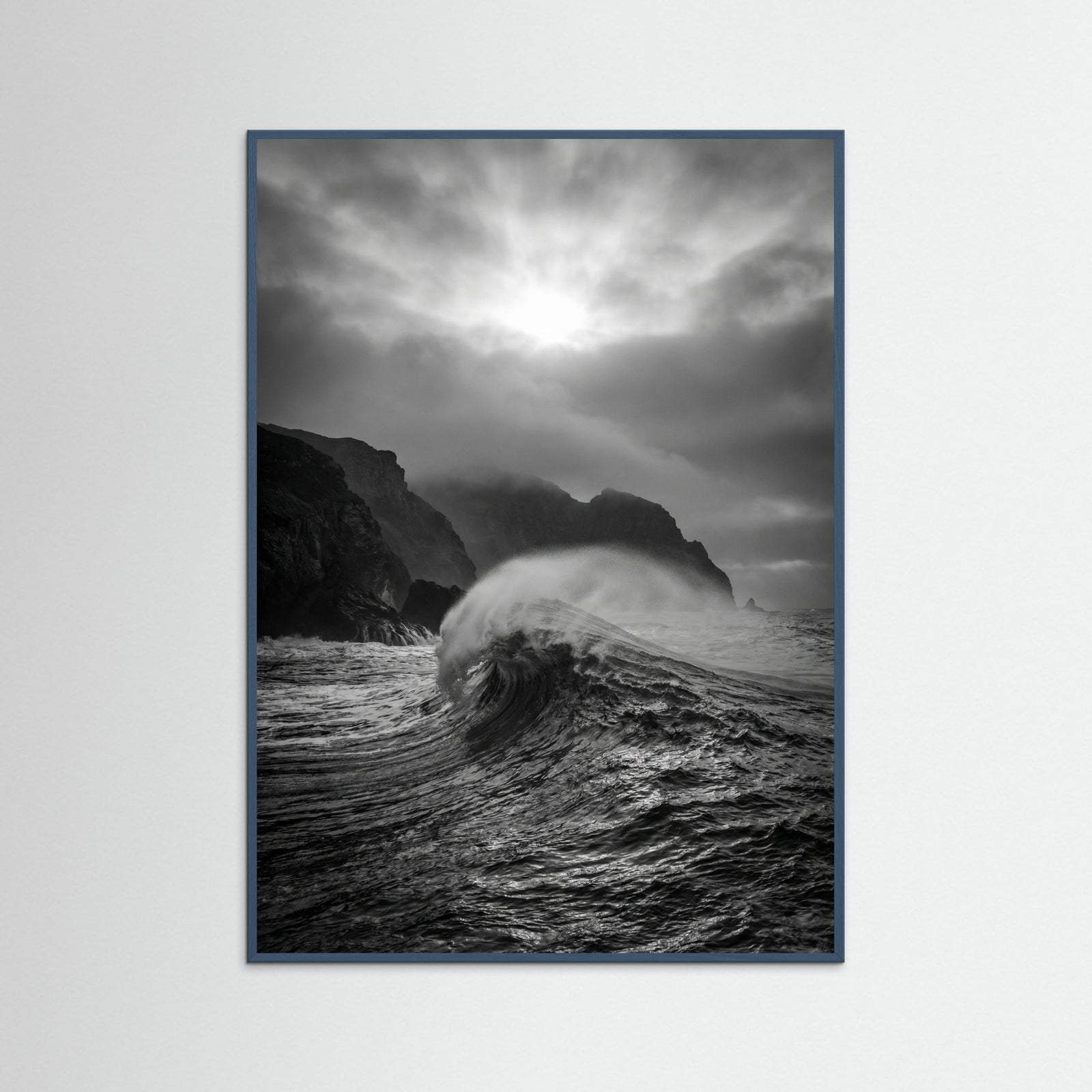 Teal Wood Coastal Horizon