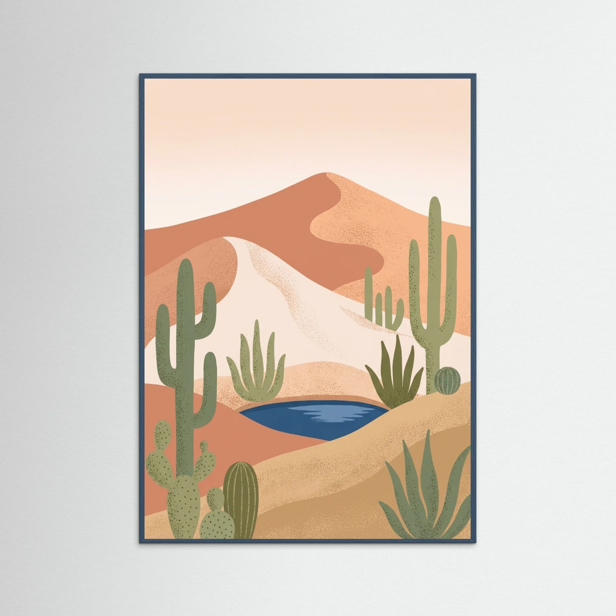 Teal Wood Coastal Layers