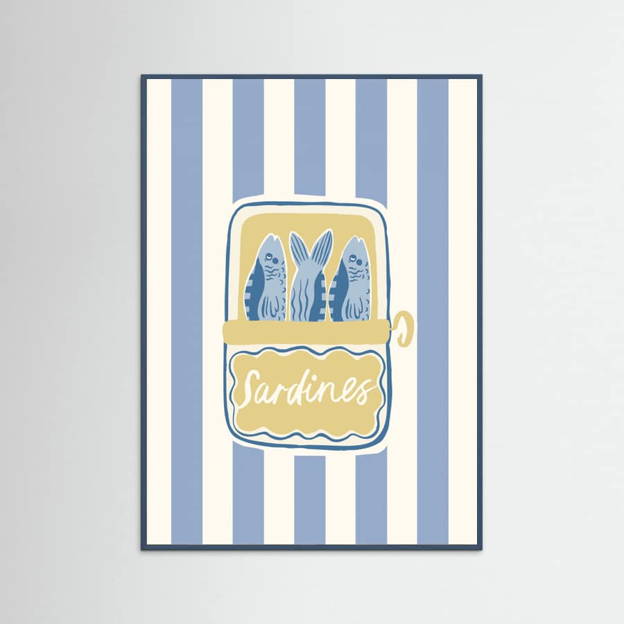 Coastal Sardines Poster – plakat og kunsttryk