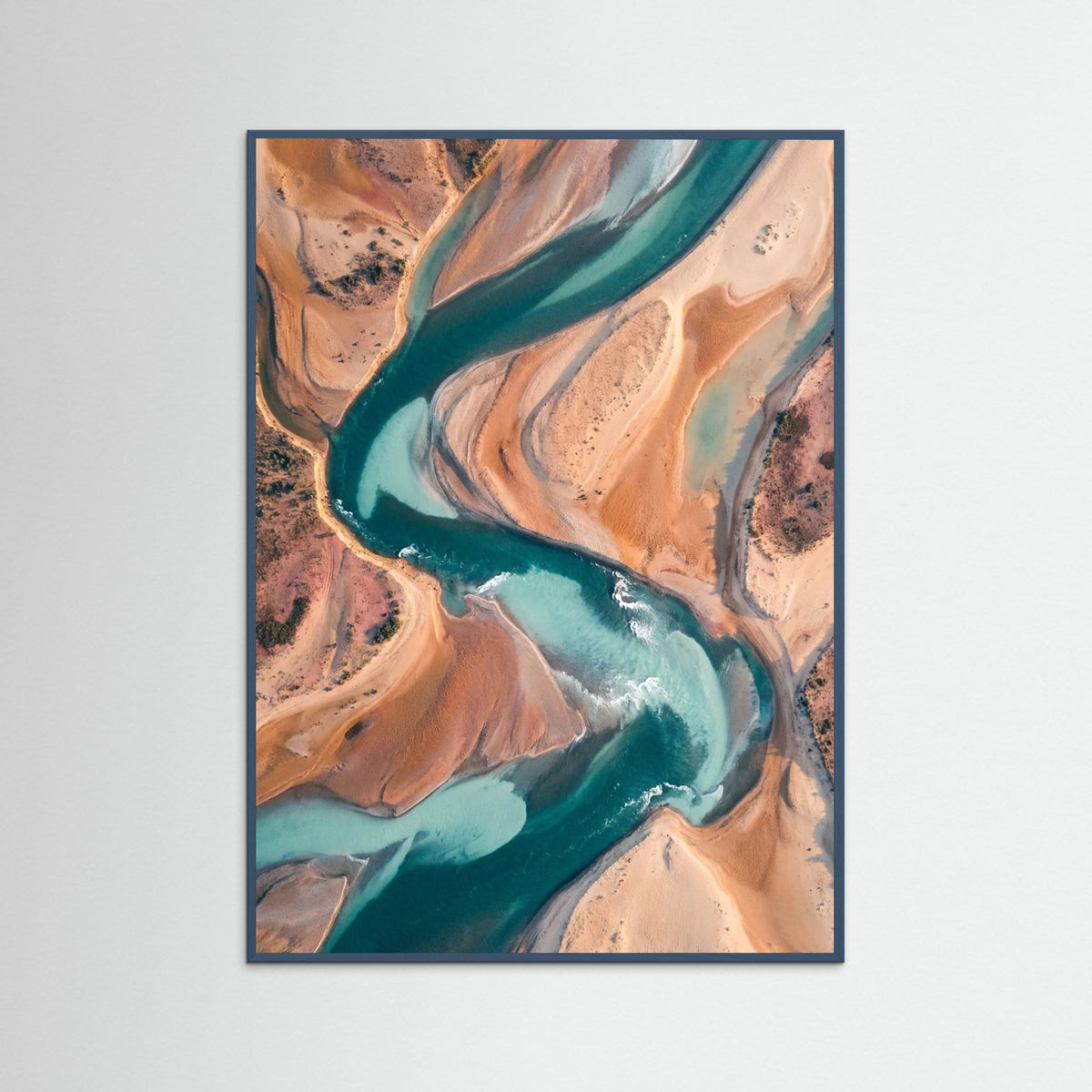 Teal Wood Coastal Serenity