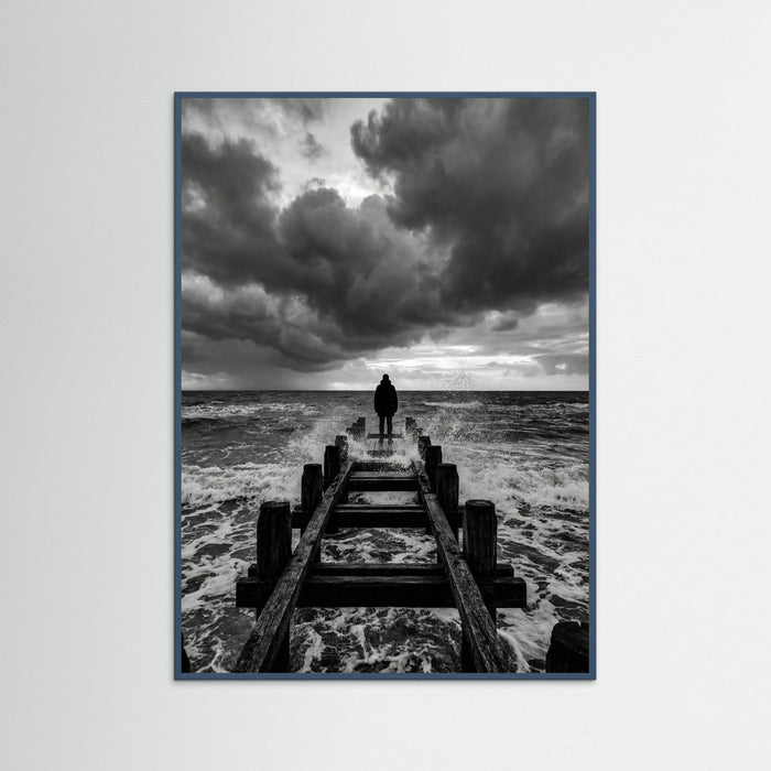 Teal Wood Coastal Solitude